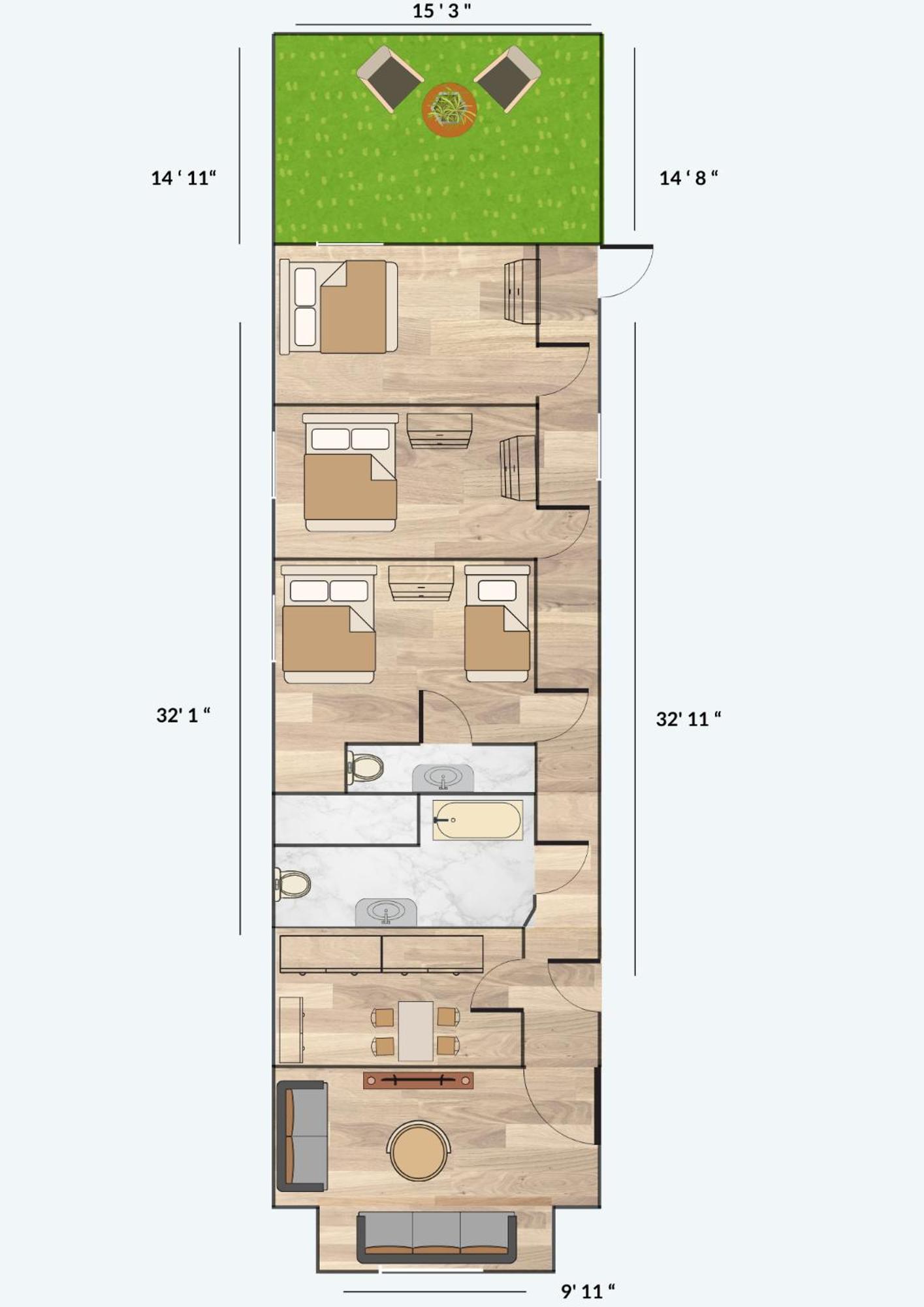 לונדון Heart Of Ealing Apartment With Garden מראה חיצוני תמונה